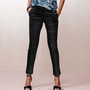 White House Black Market Velvet Slim Ankle Pant - 8